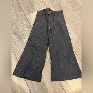 Vintage 60/70s Kamp Togs NWT Rare Kids Bell Bottom Jeans Size 2